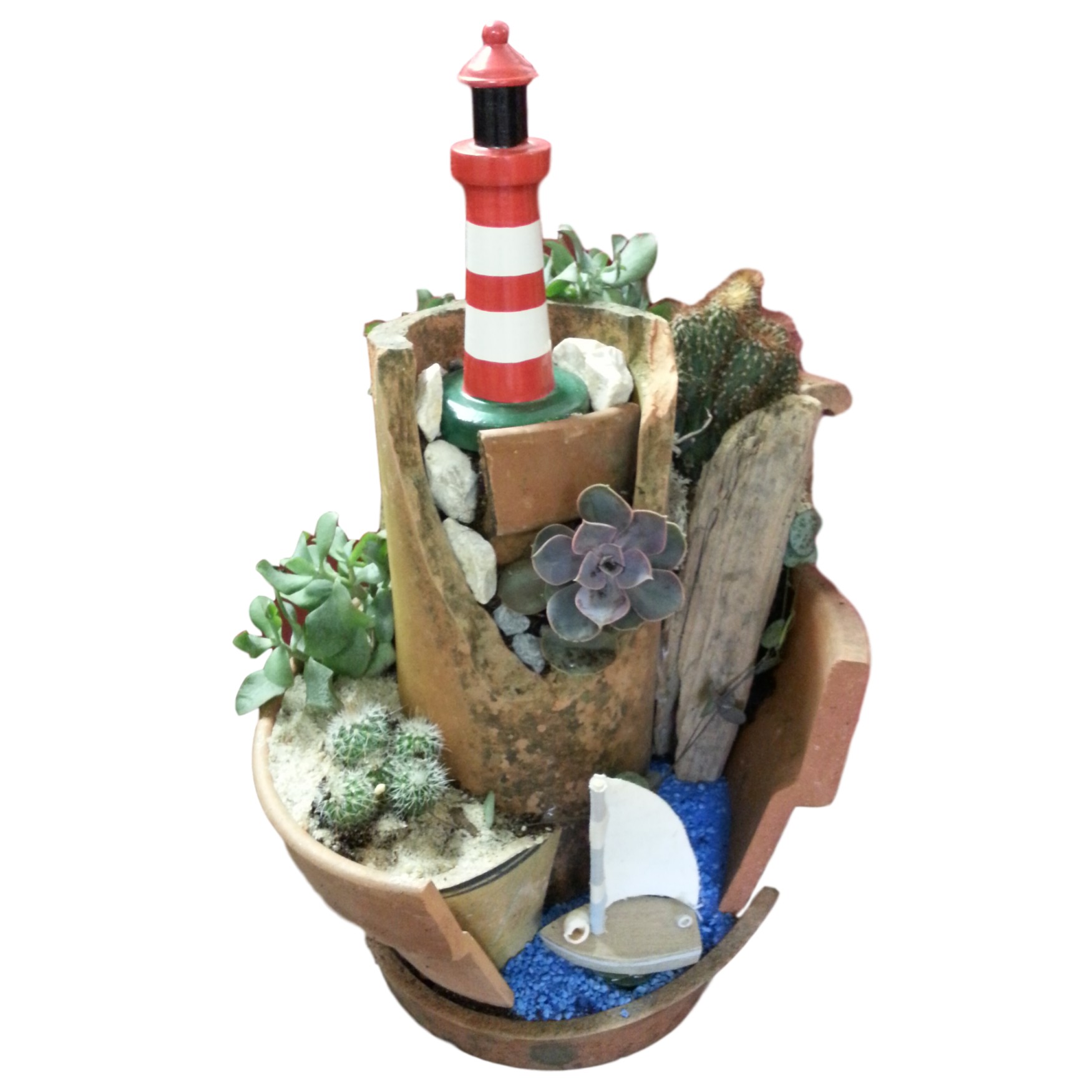 Planted Seascape Flower Arrangement Planted Seascape Flower Arrangement